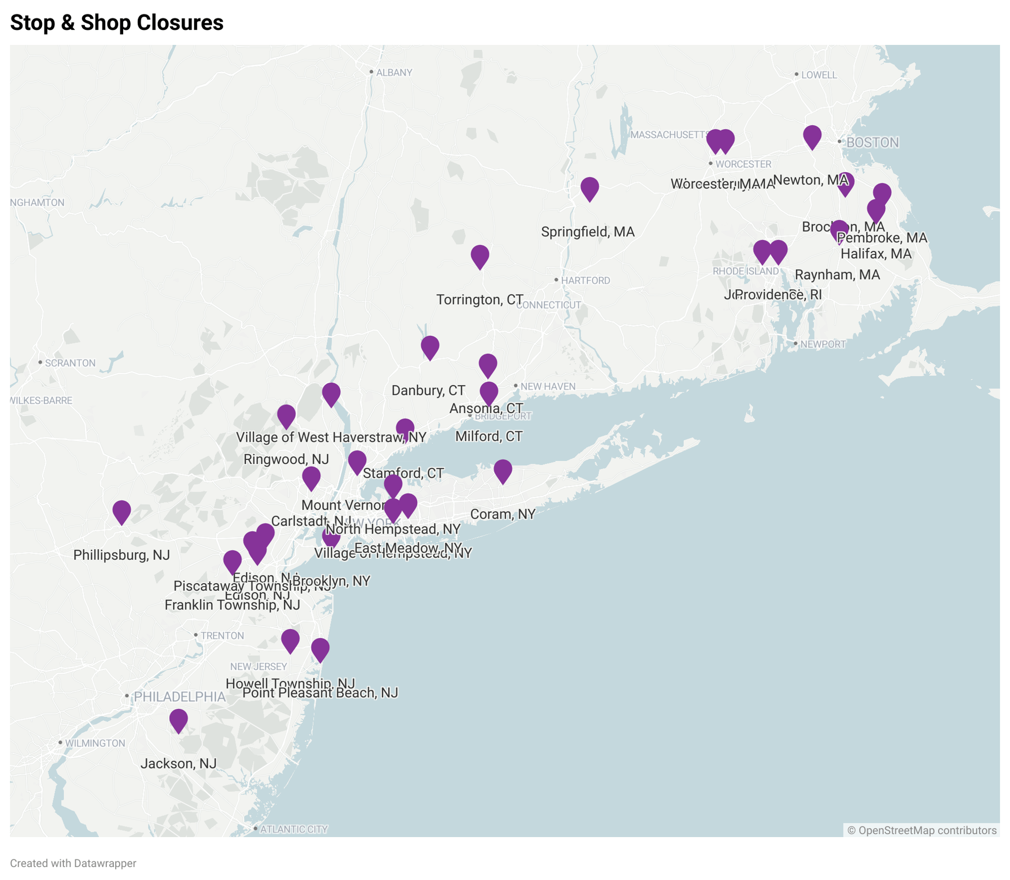 Stop&Shop Closures