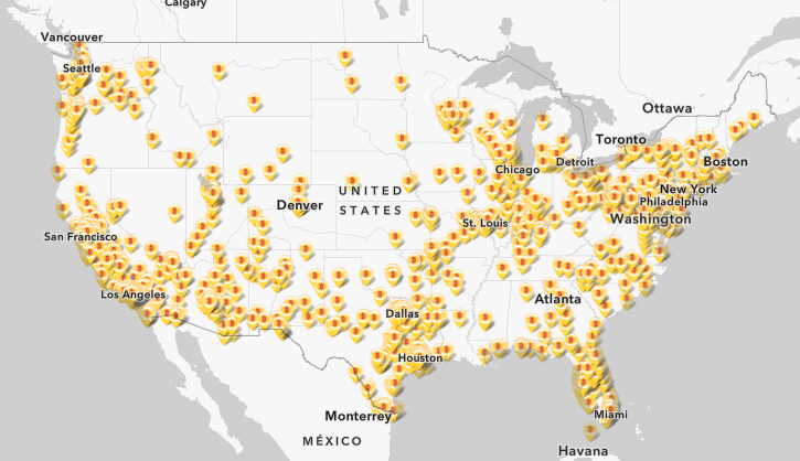 Dennys Locations