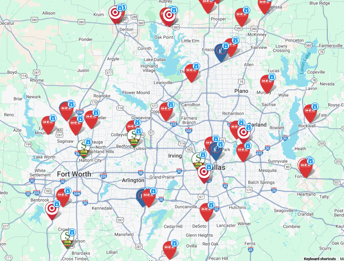 HEB Dallas ROC with competition