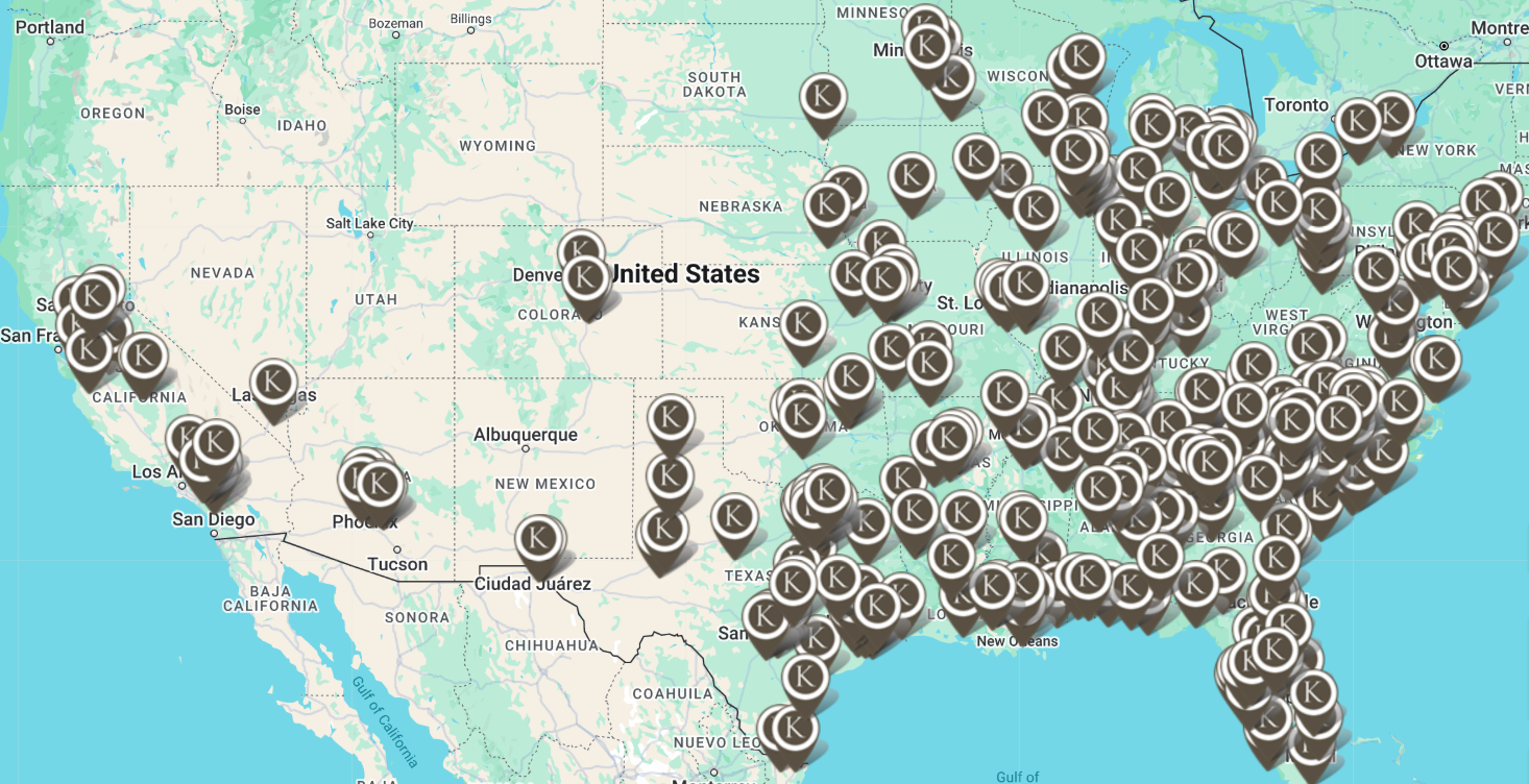 Kirklands locations