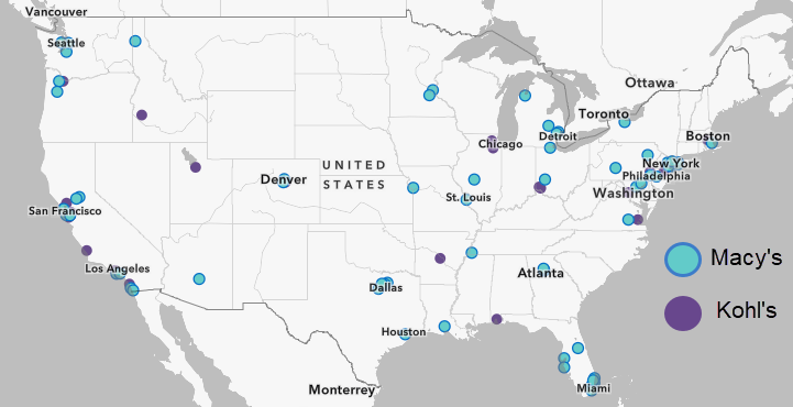 Macys and Kohls Closures 2025