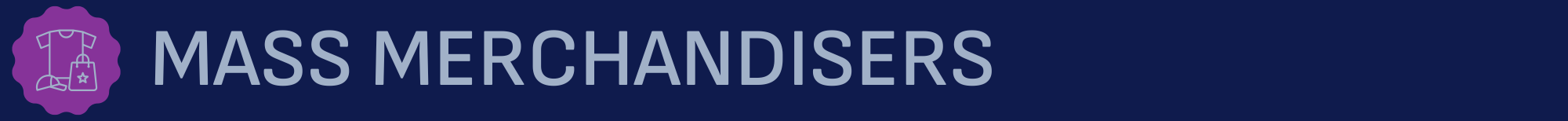 Mass Merchandisers Header Mass Merchandisers Header