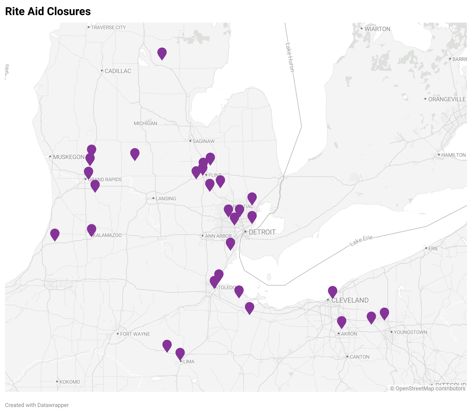 Rite Aid July 2024 closures